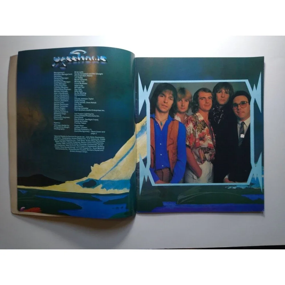Yes Yeshows Tour Program 1980 Drama Album Concert Book Prog Classic Art Rock